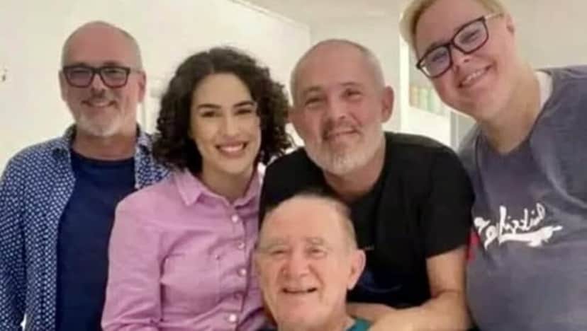 O comediante ao lado dos herdeiros (Foto: Reprodução/ Instagram) O comediante ao lado dos herdeiros (Foto: Reprodução/ Instagram)