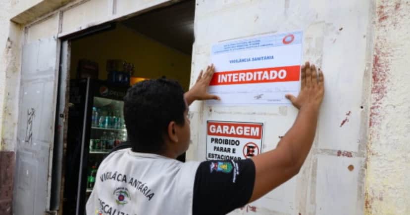 Vigilância Sanitária interditou bar em Cuiabá, MT (Foto Reprodução/Prefeitura) Vigilância Sanitária interditou bar em Cuiabá, MT (Foto Reprodução/Prefeitura)