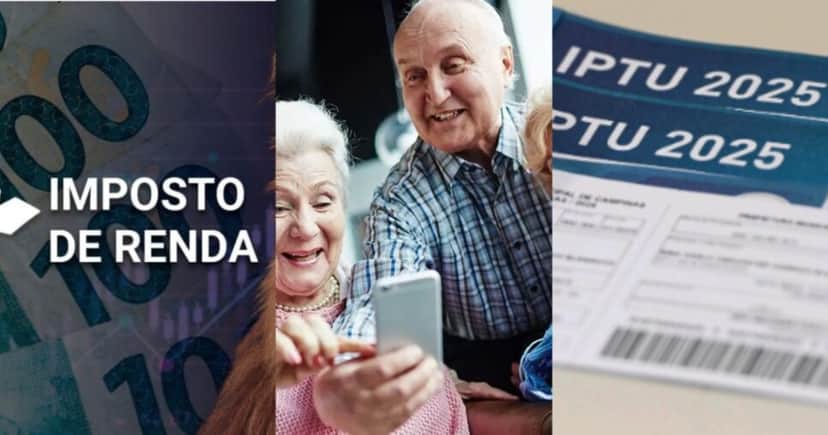 Idosos 60+ recebem 6 isenções e 4 benefícios em 2025 - Foto: Montagem Idosos 60+ recebem 6 isenções e 4 benefícios em 2025 - Foto: Montagem