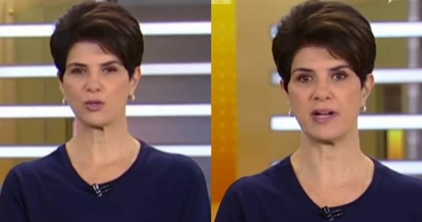 Apresentadora fala sobre tragédia (Foto: Reprodução/Montagem TV Foco) Apresentadora fala sobre tragédia (Foto: Reprodução/Montagem TV Foco)