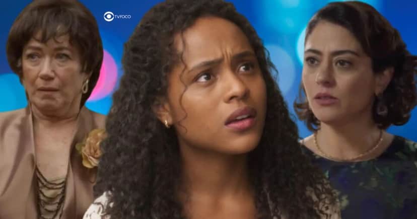 Maristela, Beatriz e Clarice em Garota do Momento (Foto: Reprodução / Globo / Montagem TV Foco) Maristela, Beatriz e Clarice em Garota do Momento (Foto: Reprodução / Globo / Montagem TV Foco)