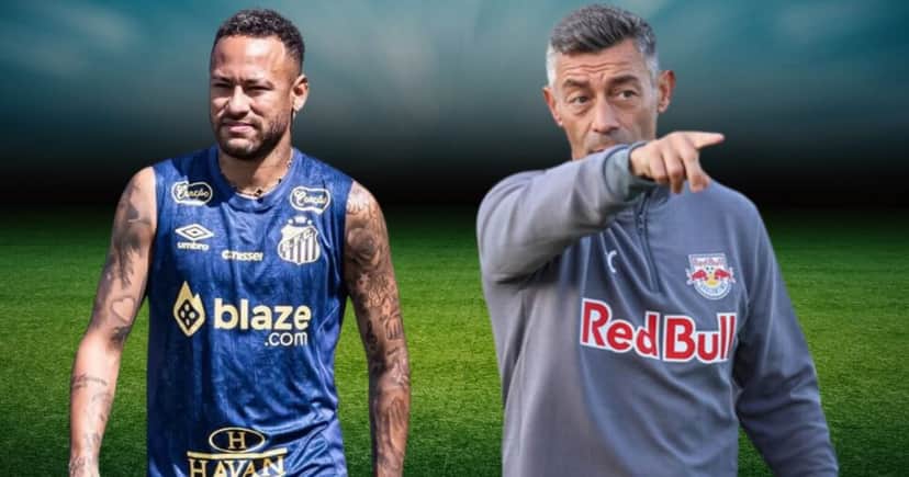 Neymar e Pedro Caixinha (Foto: Reprodução / Canva / Montagem TV Foco) Neymar e Pedro Caixinha (Foto: Reprodução / Canva / Montagem TV Foco)