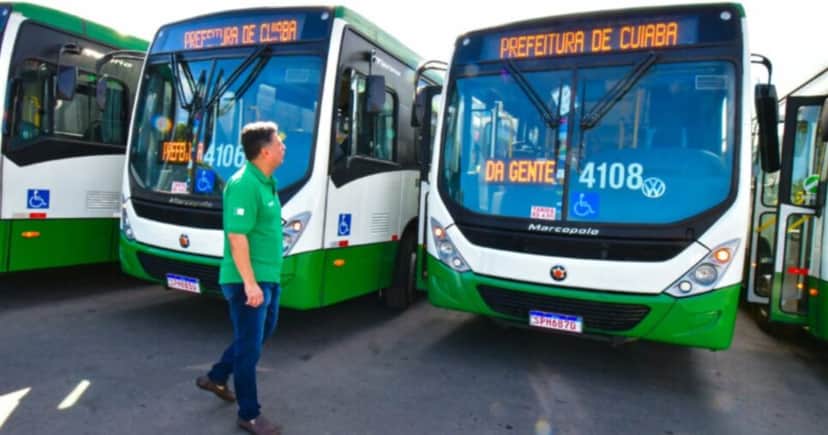 Câmara aprova projeto de lei que estabelece tarifa zero nos ônibus de Cuiabá - Foto: Montagem Câmara aprova projeto de lei que estabelece tarifa zero nos ônibus de Cuiabá - Foto: Montagem