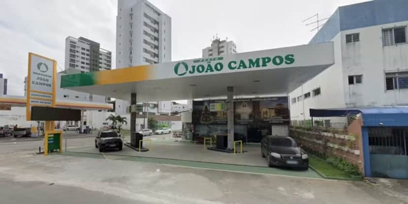 O posto funciona desde 2022 (Reprodução: Google)