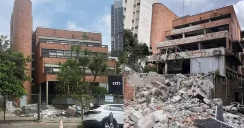 Prédio modernista em SP - Foto: Internet Prédio modernista em SP - Foto: Internet