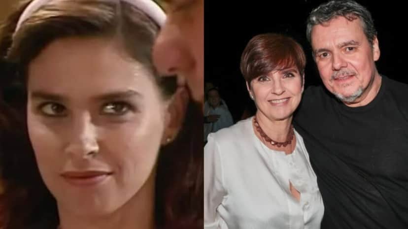 Lídia Brondi como Leonora e atualmente ao lado do marido Cássio Gabus Mendes (Fotos: Reprodução/ TV Globo/ Tomzé Fonseca/ Agnews/ Montagem TV Foco)
