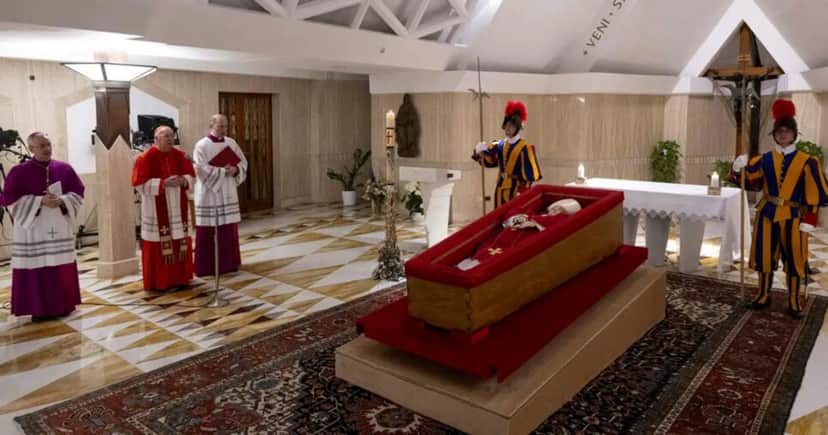 Vaticano se despede (Foto: Vatican Media/Francesco Sforza) Vaticano se despede (Foto: Vatican Media/Francesco Sforza)