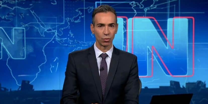 César Tralli no Jornal Nacional (Foto: Reprodução / Globo) César Tralli no Jornal Nacional (Foto: Reprodução / Globo)
