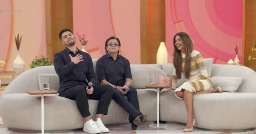 Chitãozinho e Enrico no Encontro com Patrícia Poeta na Globo (Foto: Reprodução) Chitãozinho e Enrico no Encontro com Patrícia Poeta na Globo (Foto: Reprodução)