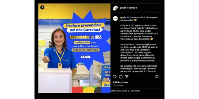 Comunicado do INSS (Foto: Reprodução/ Instagram) Comunicado do INSS (Foto: Reprodução/ Instagram)