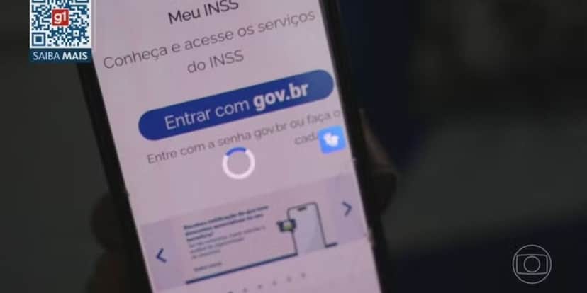 Instabilidade no aplicativo Meu INSS (Foto: Reprodução / Globo) Instabilidade no aplicativo Meu INSS (Foto: Reprodução / Globo)