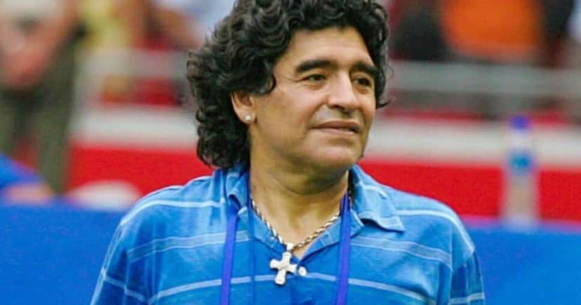 Maradona - Foto; Montagem Maradona - Foto; Montagem