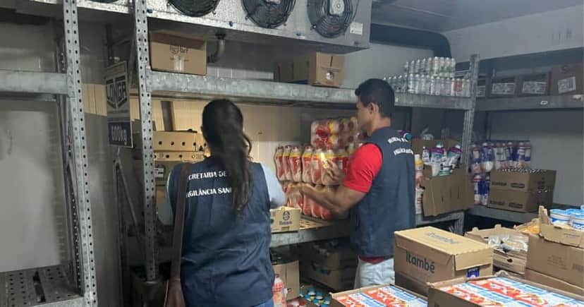 10 kg de alimentos foram descartados (Foto Reprodução/Prefeitura de Maricá) 10 kg de alimentos foram descartados (Foto Reprodução/Prefeitura de Maricá)