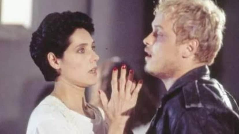 Diná (Christine Torloni) e Alexandre (Guilherme Fontes) em cena de A Viagem (Foto: Reprodução/ Divulgação, Globo) Diná (Christine Torloni) e Alexandre (Guilherme Fontes) em cena de A Viagem (Foto: Reprodução/ Divulgação, Globo)