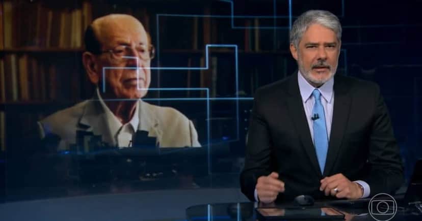 William Bonner fala sobre morte de figura brasileira importante (Foto: Reprodução/Globoplay) William Bonner fala sobre morte de figura brasileira importante (Foto: Reprodução/Globoplay)