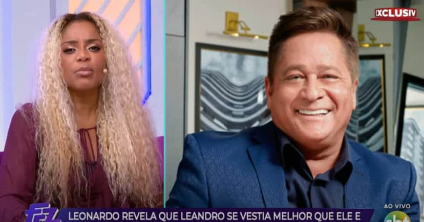 Apresentadora fala sobre polêmica com Poliana Rocha e Leonardo (Foto: Reprodução/Youtube) Apresentadora fala sobre polêmica com Poliana Rocha e Leonardo (Foto: Reprodução/Youtube)