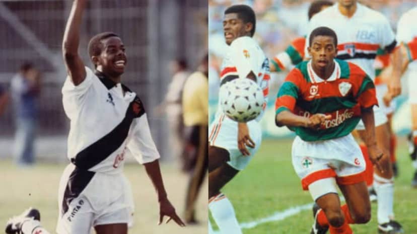 O jogador Dener Augusto morreu em acidente de carro, em 1994 (Foto: Reprodução/ Internet/ Montagem) O jogador Dener Augusto morreu em acidente de carro, em 1994 (Foto: Reprodução/ Internet/ Montagem)