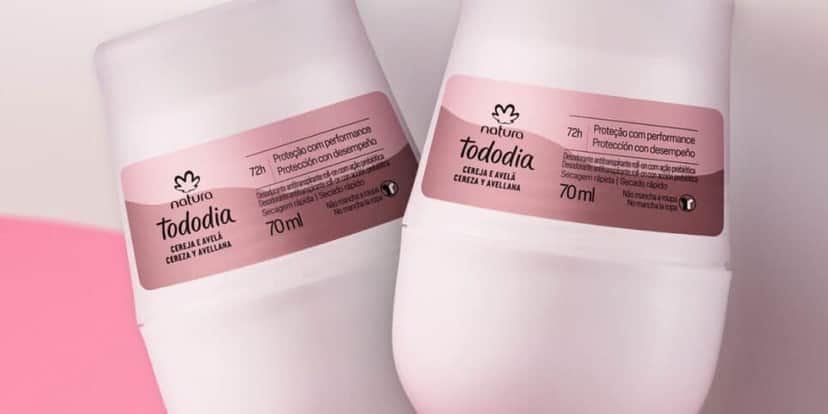 Desodorante Roll-on Tododia Cereja e Avelã Desodorante Roll-on Tododia Cereja e Avelã