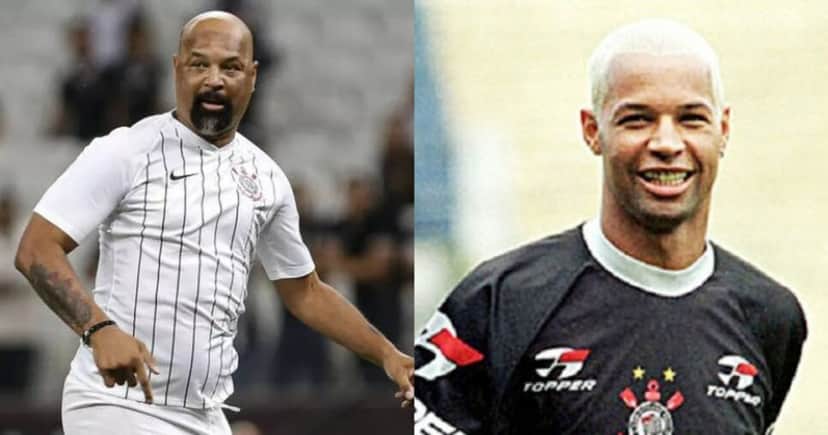 Dinei pede demissão do Corinthians (Foto: Reprodução/Montagem TV Foco) Dinei pede demissão do Corinthians (Foto: Reprodução/Montagem TV Foco)