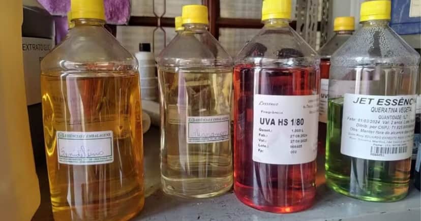 Substância química sem a devida identificação técnica de composição ( Foto Reprodução/Montagem/G1/DIG de Americana) Substância química sem a devida identificação técnica de composição ( Foto Reprodução/Montagem/G1/DIG de Americana)