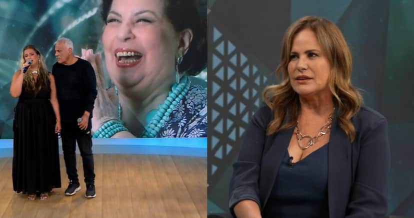 O irmão dela, Danilo, e a sobrinha, Alice, contaram histórias e cantaram em homenagem a uma artista intensa nos palcos e em casa (Foto: Reprodução/TV Globo/Montagem TV Foco)