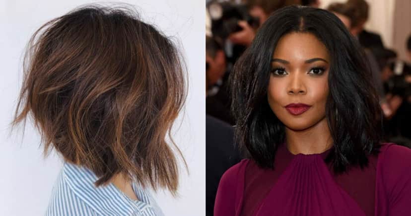 Lob Cut é uma ótima opção para mulheres mais velhas (Foto: Reprodução/Montagem TV Foco) Lob Cut é uma ótima opção para mulheres mais velhas (Foto: Reprodução/Montagem TV Foco)