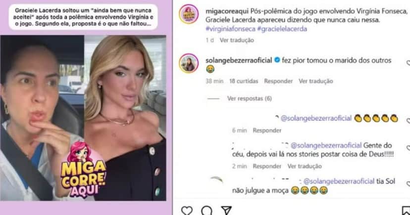 Mãe de Deolane vai para cima de mulher de cantor sertanejo (Foto: Reprodução) Mãe de Deolane vai para cima de mulher de cantor sertanejo (Foto: Reprodução)