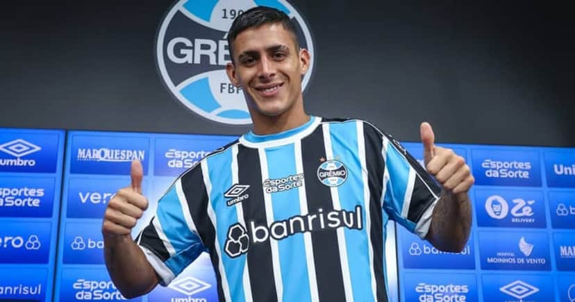 Grêmio: Time da série A solta PIX pra ter Pavón de Mano Menezes (Foto: Lucas Uebel/Grêmio) Grêmio: Time da série A solta PIX pra ter Pavón de Mano Menezes (Foto: Lucas Uebel/Grêmio)