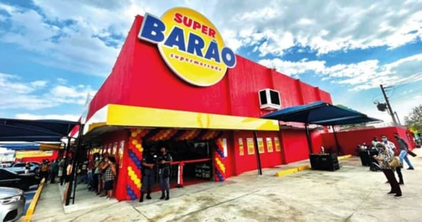 Rede de supermercado Super Barão (Foto Reprodução/ Internet) Rede de supermercado Super Barão (Foto Reprodução/ Internet)