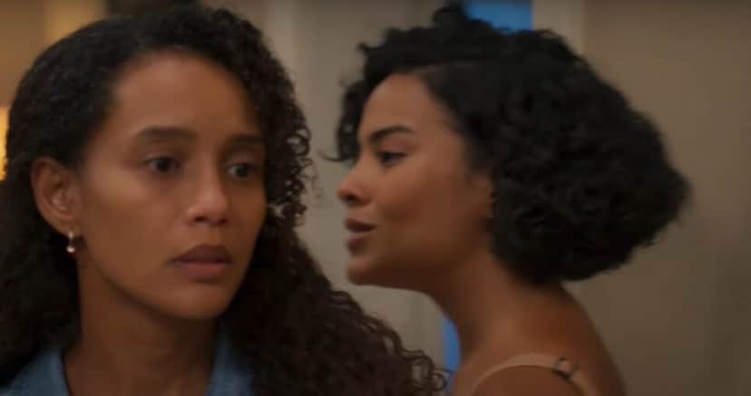 Filha confronta a mãe e arma plano de acidente para sensibilizá-la (Foto: Reprodução/ TV Globo) Filha confronta a mãe e arma plano de acidente para sensibilizá-la (Foto: Reprodução/ TV Globo)