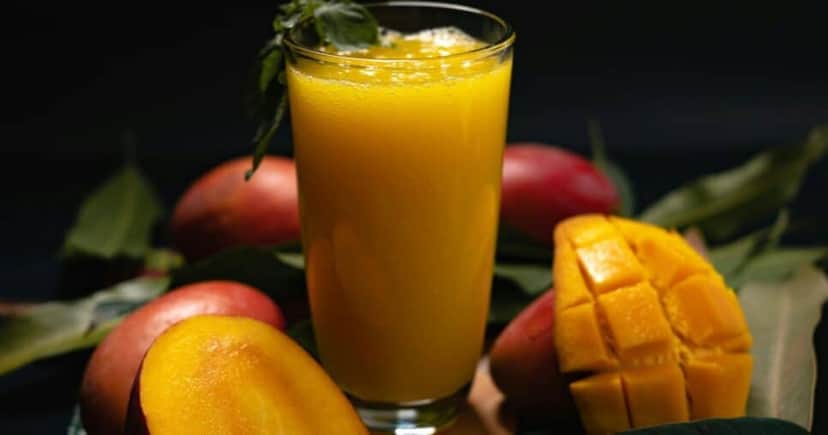 Vitamina de manga ( Foto Reprodução/Canva) Vitamina de manga ( Foto Reprodução/Canva)