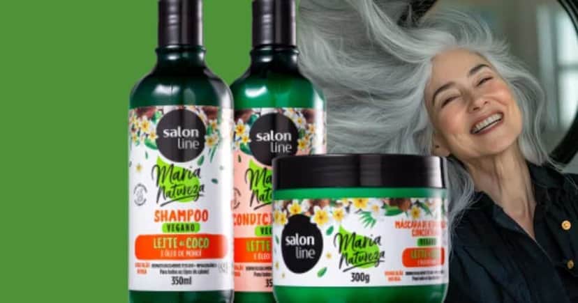 Creme de Tratamento Maria Natureza e demais linhas – Salon Line (Foto Reprodução/Montagem/Canva/Lennita/Internet) Creme de Tratamento Maria Natureza e demais linhas – Salon Line (Foto Reprodução/Montagem/Canva/Lennita/Internet)