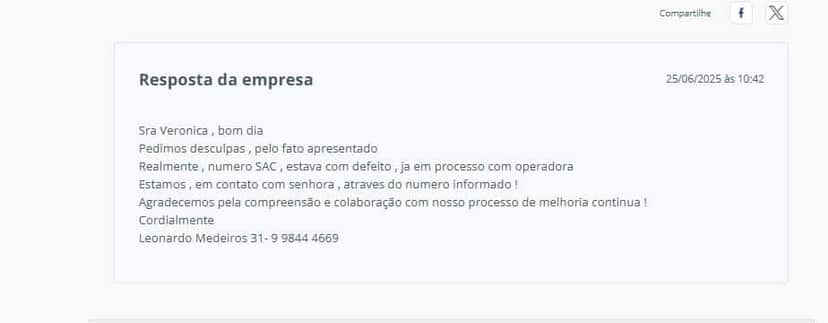 Resposta da Kiprato (Foto Reprodução/Reclame Aqui) Resposta da Kiprato (Foto Reprodução/Reclame Aqui)