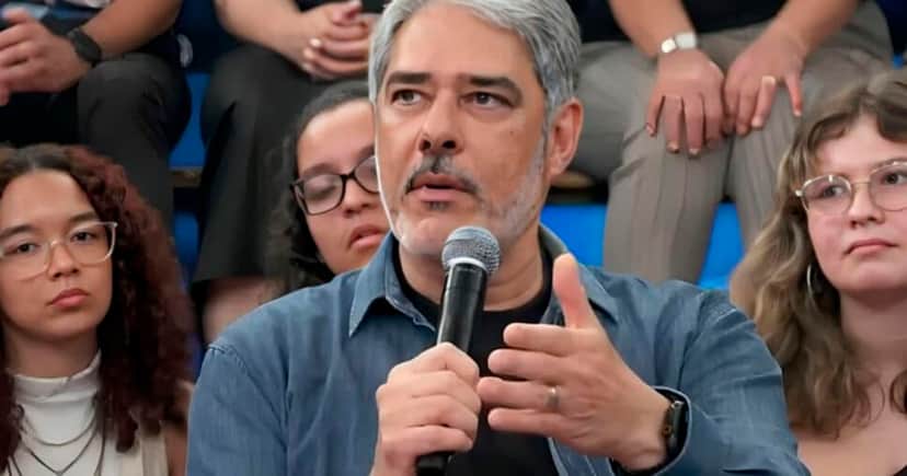 William Bonner no Altas Horas (Foto: Reprodução)
