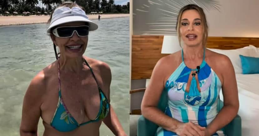 A jornalista de 58 anos aproveita a vida hoje (Foto: Reprodução/Montagem TV Foco) A jornalista de 58 anos aproveita a vida hoje (Foto: Reprodução/Montagem TV Foco)