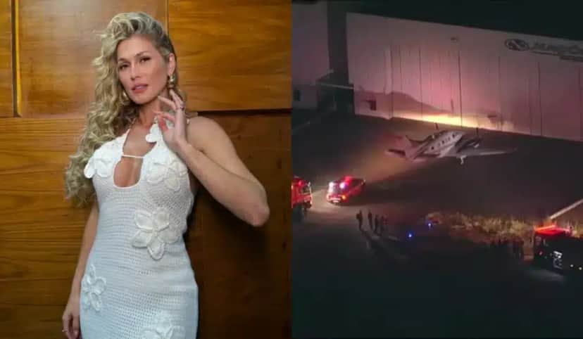 Apresentadora Lívia Andrade relata os momentos de pânico em avião (Foto: Reprodução/ Internet) Apresentadora Lívia Andrade relata os momentos de pânico em avião (Foto: Reprodução/ Internet)