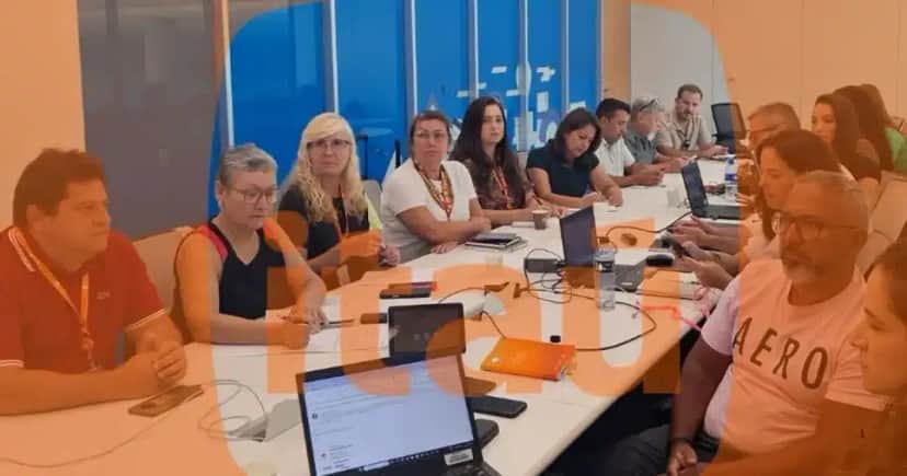 COE e representantes do banco Itaú se reuniram em fevereiro de 2025 para discutir a situação dos funcionários demitidos pelos fechamentos de agências (Foto Reprodução/CUT) COE e representantes do banco Itaú se reuniram em fevereiro de 2025 para discutir a situação dos funcionários demitidos pelos fechamentos de agências (Foto Reprodução/CUT)