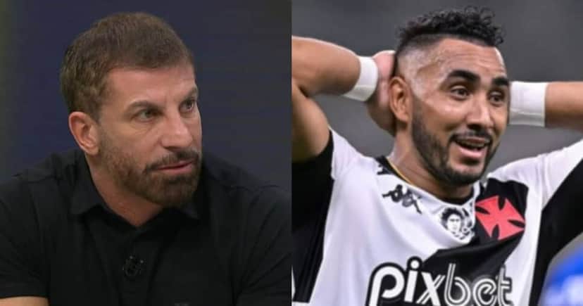Diniz em êxtase: Pedrinho quer substituto de Payet no Vasco (Foto: Reprodução/Montagem TV Foco) Diniz em êxtase: Pedrinho quer substituto de Payet no Vasco (Foto: Reprodução/Montagem TV Foco)