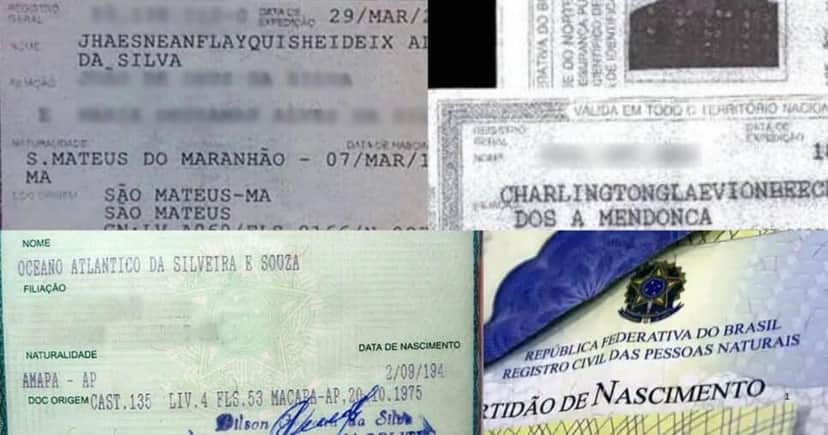 Exemplos de registros exóticos no Brasil( Foto Reprodução/Montagem/Tv Foco/Internet) Exemplos de registros exóticos no Brasil( Foto Reprodução/Montagem/Tv Foco/Internet)