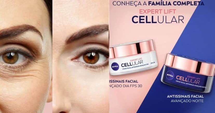 Nivea Cellular Antissinais (Foto Reprodução/Montagem/TV Foco/Lennita/GMN/Drogasil) Nivea Cellular Antissinais (Foto Reprodução/Montagem/TV Foco/Lennita/GMN/Drogasil)