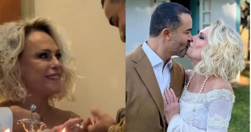 Ana Maria Braga ao lado do seu marido Fábio (Foto: Montagem TV Foco) Ana Maria Braga ao lado do seu marido Fábio (Foto: Montagem TV Foco)