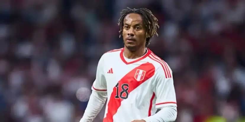 André Carrillo atuou 90 minutos pelo Peru (Reprodução: Instagram) André Carrillo atuou 90 minutos pelo Peru (Reprodução: Instagram)