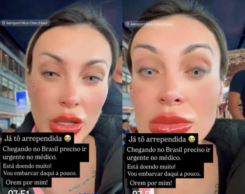 A famosa ex-apresentadora chamou atenção ao revelar fortes dores (Foto: Reprodução/Montagem TV Foco) A famosa ex-apresentadora chamou atenção ao revelar fortes dores (Foto: Reprodução/Montagem TV Foco)