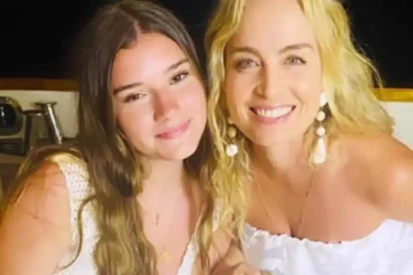 Angélica ao lado da namorada de Joaquim, a jovem Manoela (Foto: Reprodução/ Internet) Angélica ao lado da namorada de Joaquim, a jovem Manoela (Foto: Reprodução/ Internet)