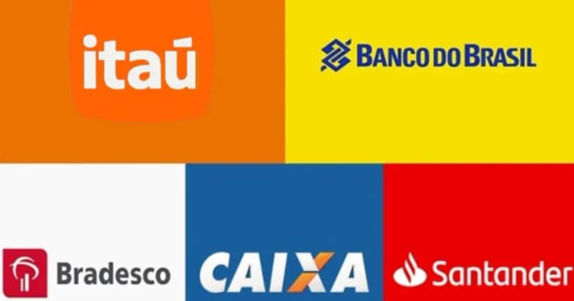 Bancos como Itaú, Caixa, Banco do Brasil, Santander e outros costumam não ter expediente em dias de feriado (Foto Reprodução/Montagem/Logos/Tv Foco) Bancos como Itaú, Caixa, Banco do Brasil, Santander e outros costumam não ter expediente em dias de feriado (Foto Reprodução/Montagem/Logos/Tv Foco)