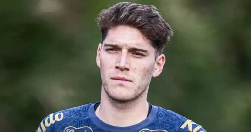Benjamín Rollheiser - Foto: Reprodução/@SantosFC Benjamín Rollheiser - Foto: Reprodução/@SantosFC