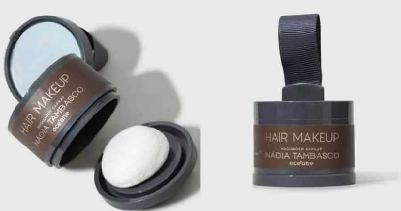 Maquiagem para cabelo (Foto: Divulgação/Montagem TV Foco) Maquiagem para cabelo (Foto: Divulgação/Montagem TV Foco)