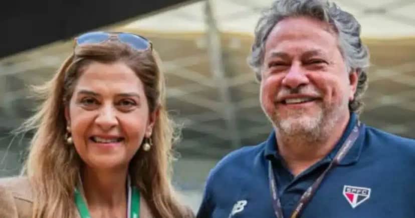 Leila Pereira e Julio Casares - Anderson Lira/Ag. Estado Leila Pereira e Julio Casares - Anderson Lira/Ag. Estado