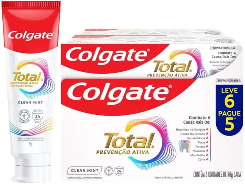 Colgate Total Cleam Mint (Foto Reprodução/G1) Colgate Total Cleam Mint (Foto Reprodução/G1)