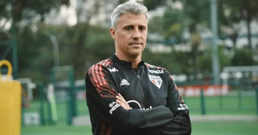 Crespo de volta ao São Paulo (Foto: X/São Paulo) Crespo de volta ao São Paulo (Foto: X/São Paulo)